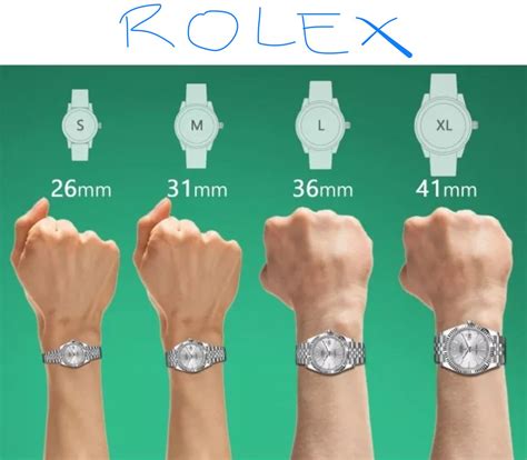 rolex sizing|what size rolex for lady.